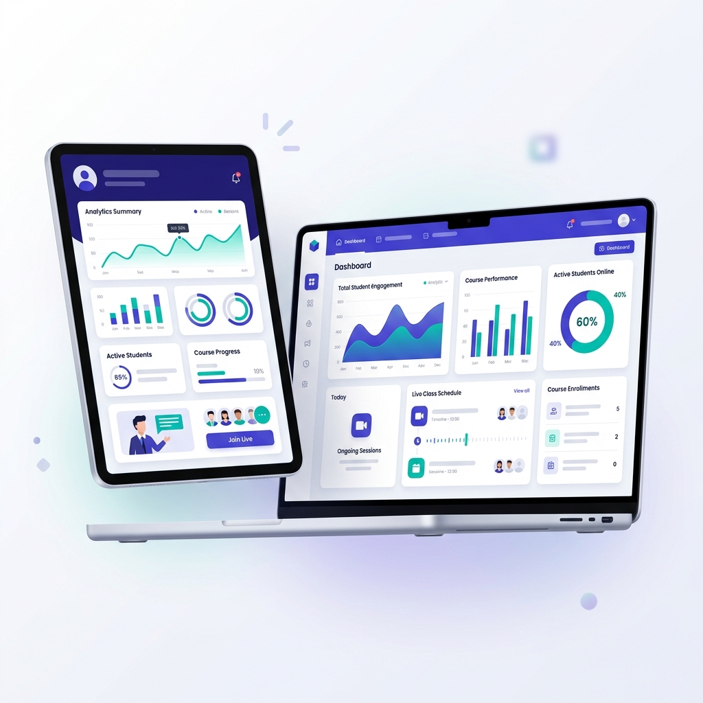 EduCore AI Platform Illustration