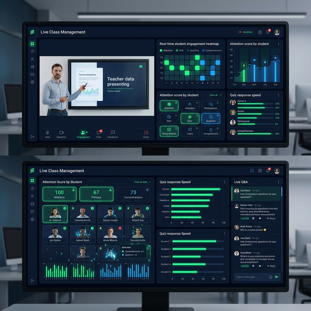 Live Class Analytics Dashboard